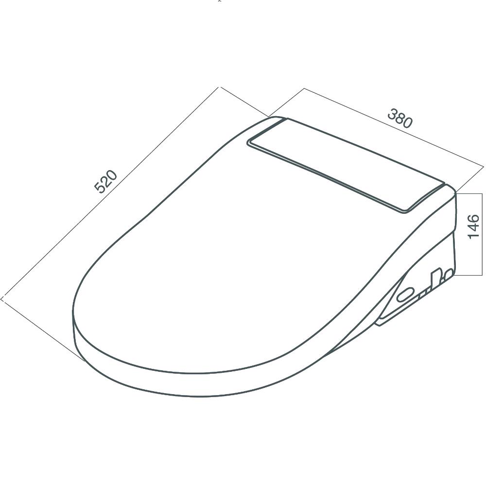 Электронная крышка-биде Clean Care 