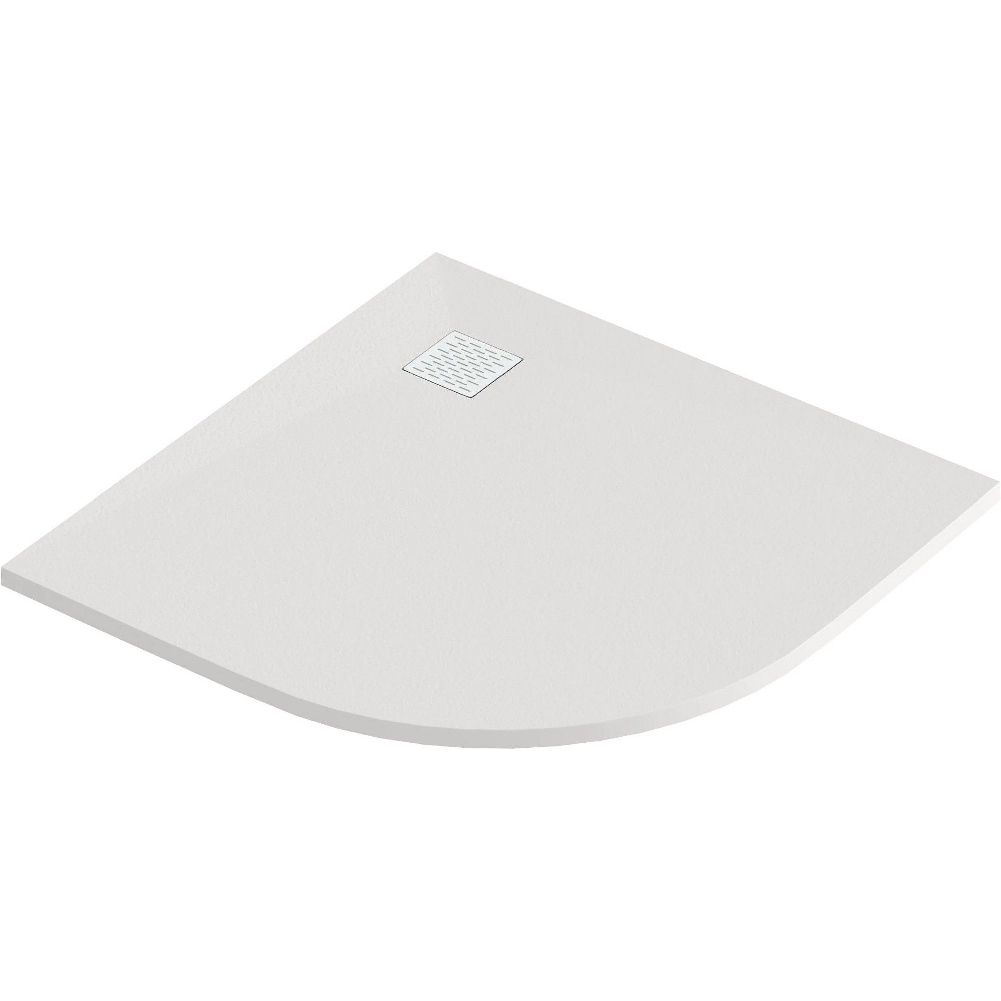 Мраморный душевой поддон Good Door Essentia R белый 100x100, ЛП00186