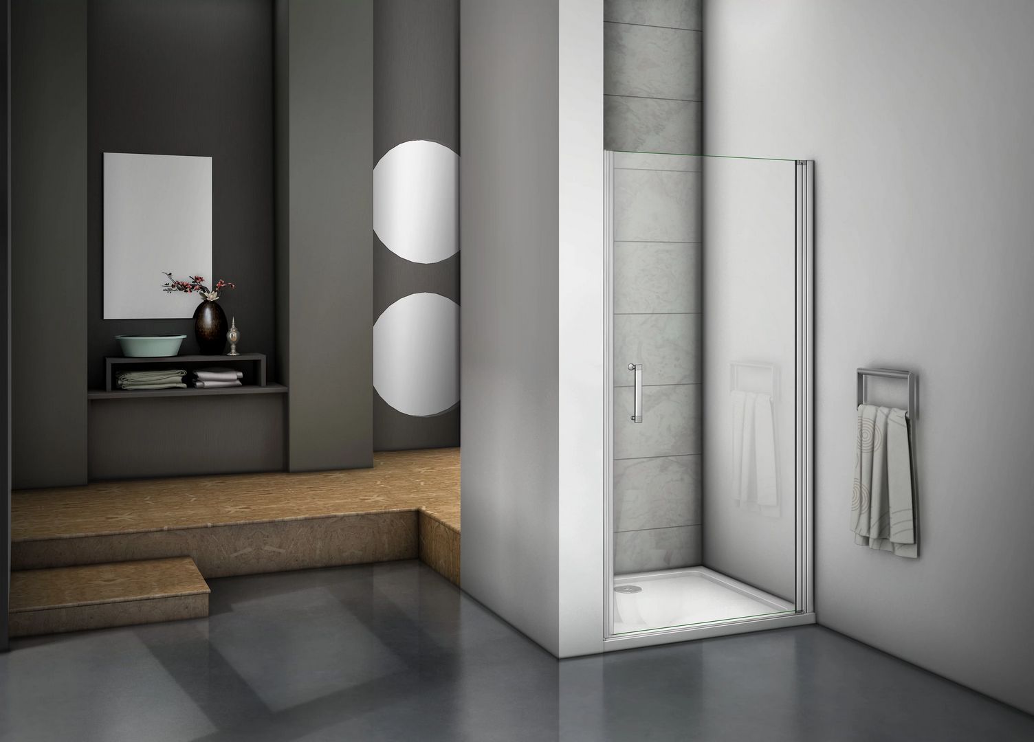 Душевая дверь Good Door Mokka DR