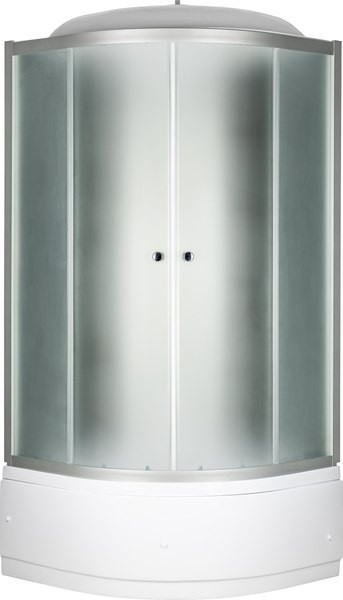 Душевая кабина Saniteco BST-100B (100x100, черный/матовое стекло)