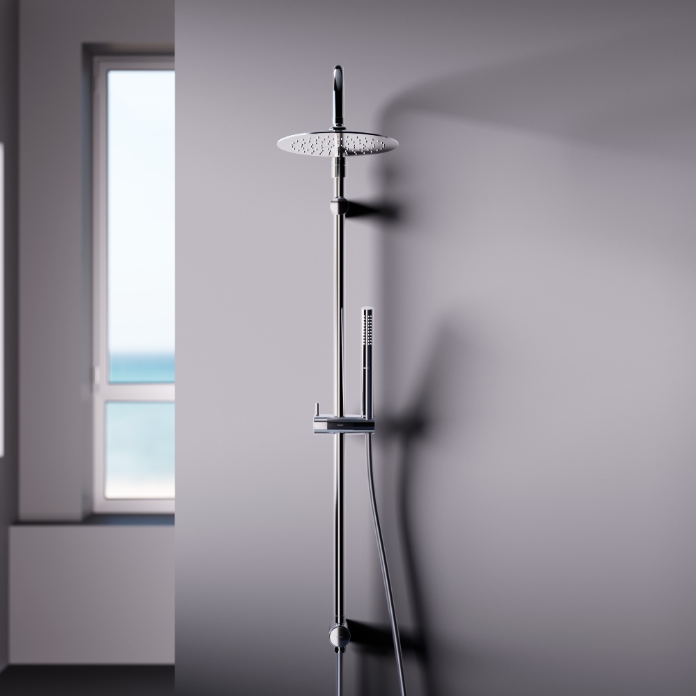 Душевая система Scandinavian Pure, цвет: хром