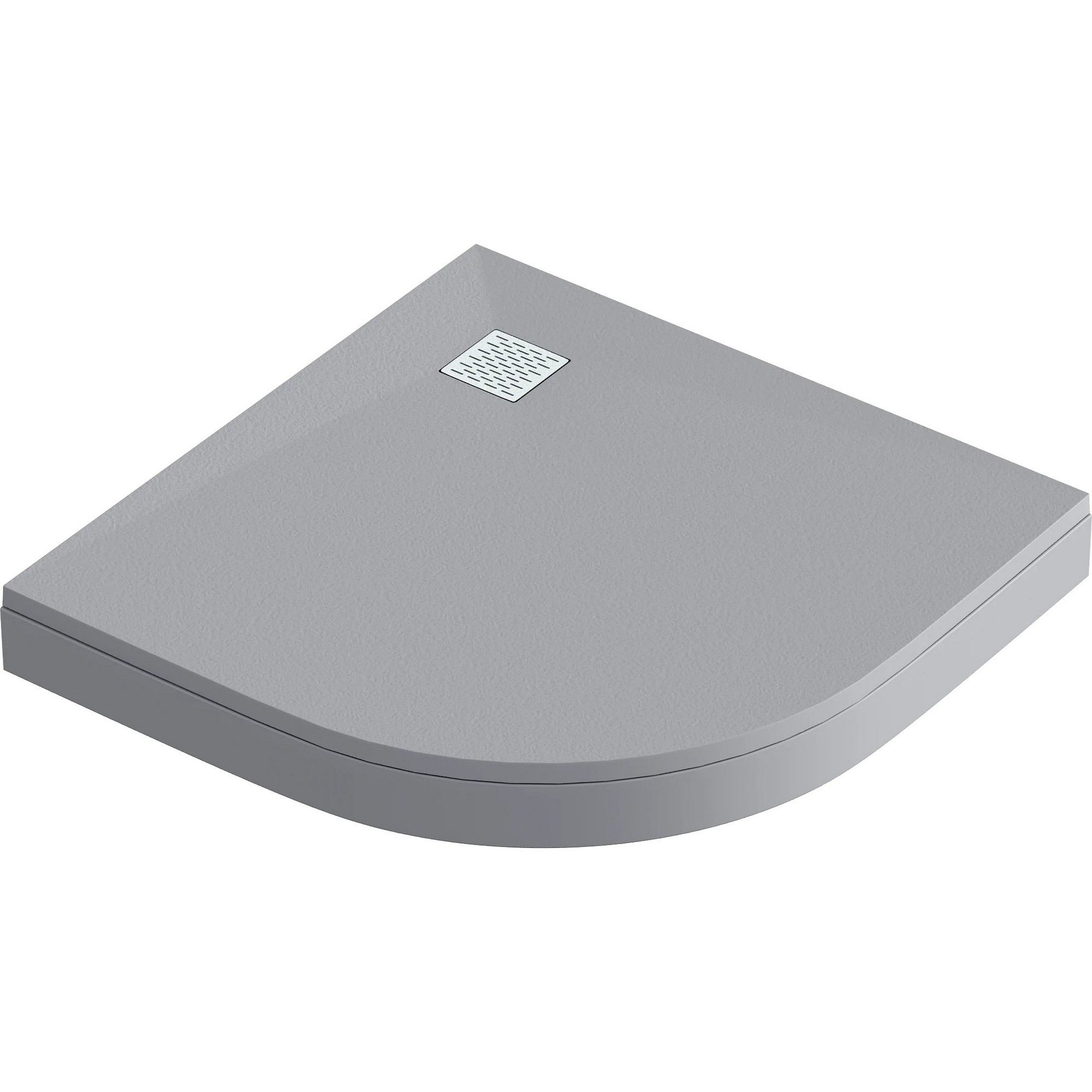 Мраморный душевой поддон Good Door Essentia R серый