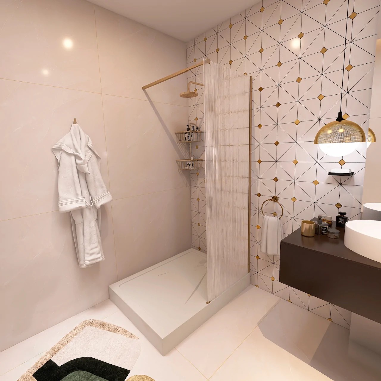 Душевая перегородка Good Door Walk In SP-W-BG