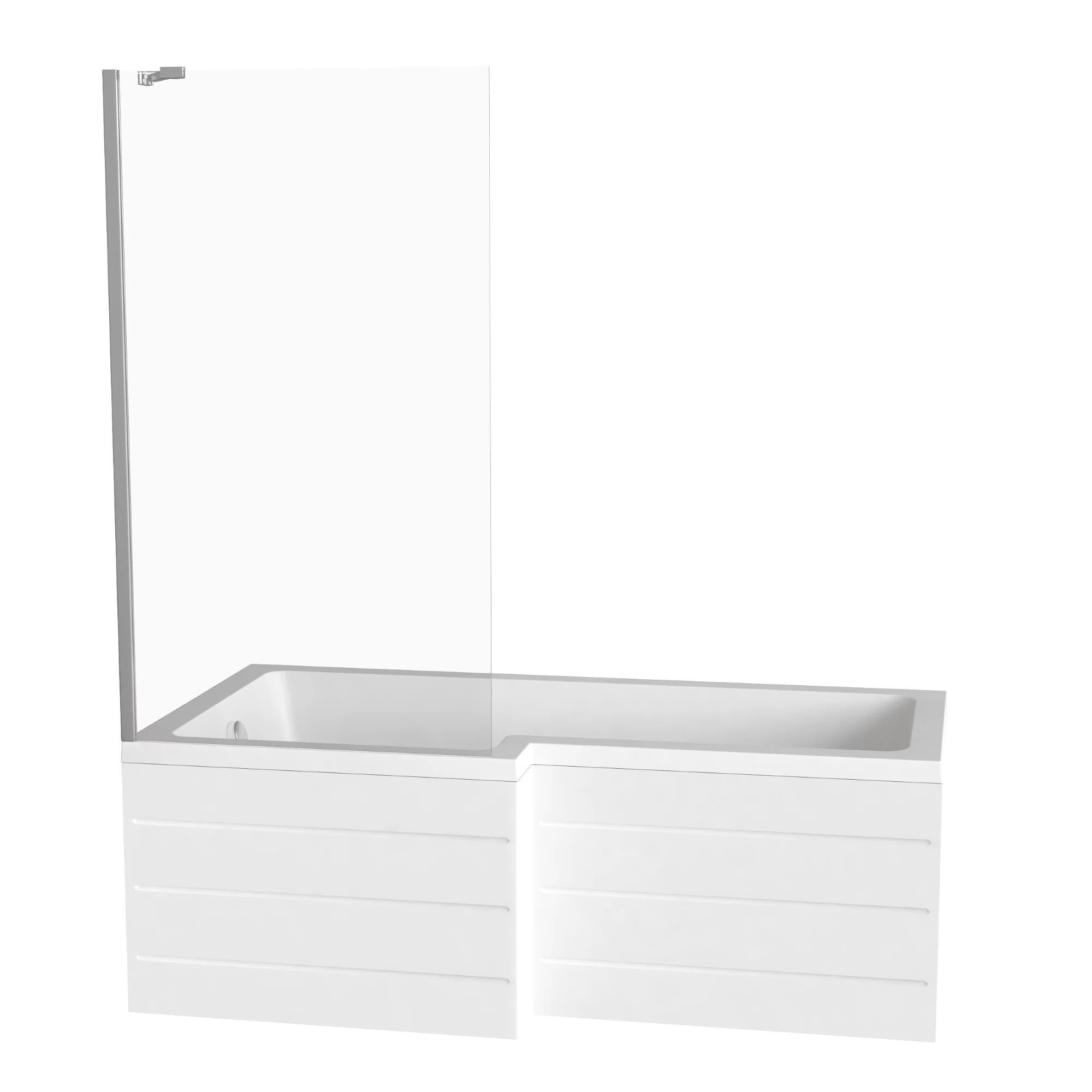 Шторка на ванну Good Door Screen BS-70/75/80-C-CH