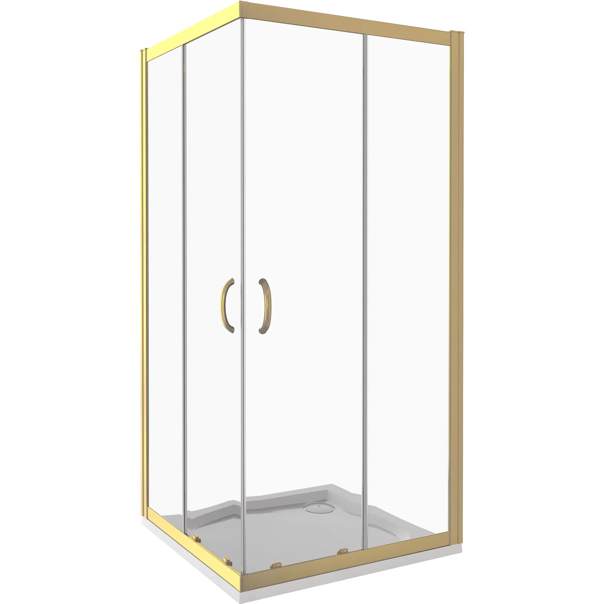 Душевой уголок Good Door Jazz Gold CR-100-C-G, ДЖ00058