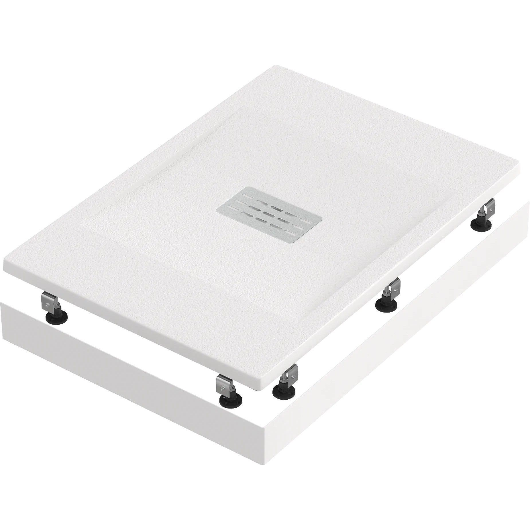 Мраморный душевой поддон Good Door Flow белый