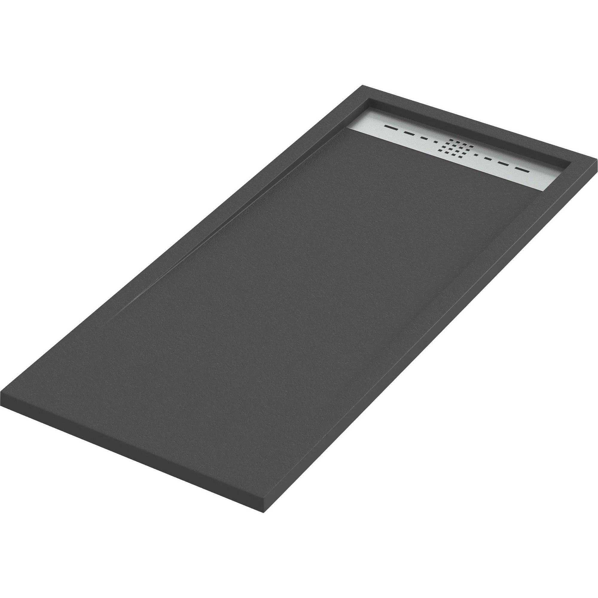 Мраморный душевой поддон Good Door Stella 100x70 черный, ЛП00155