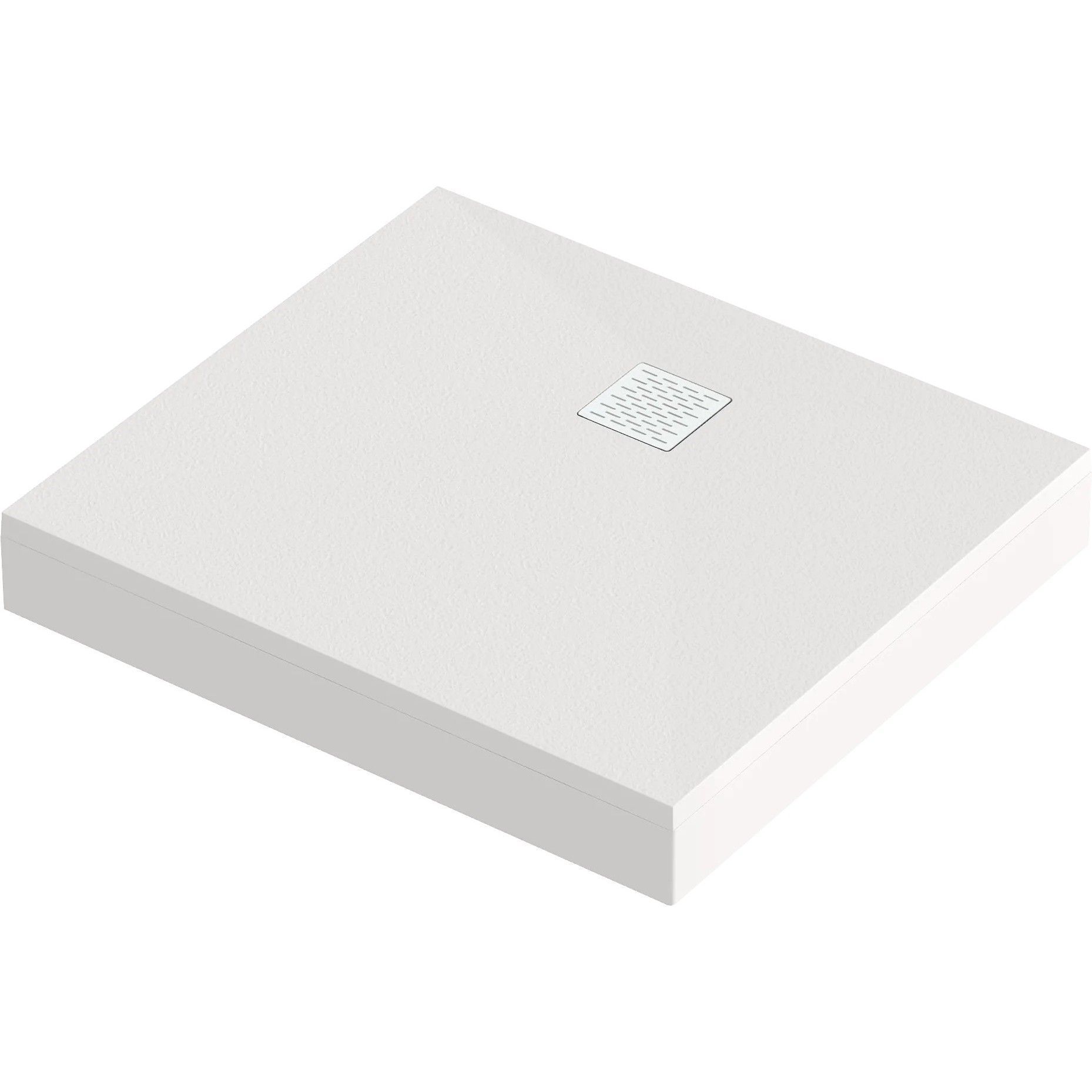 Мраморный душевой поддон Good Door Essentia 2 белый