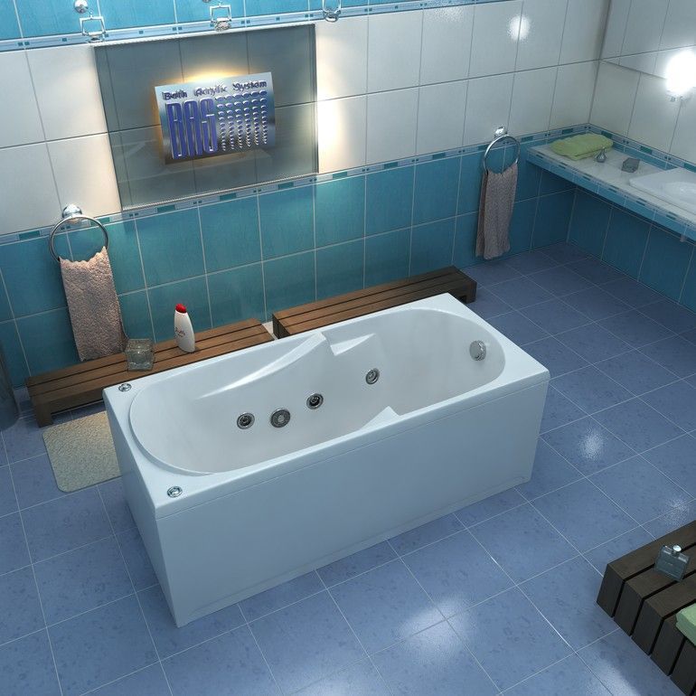 Акриловая ванна BAS Мальдива 160x70