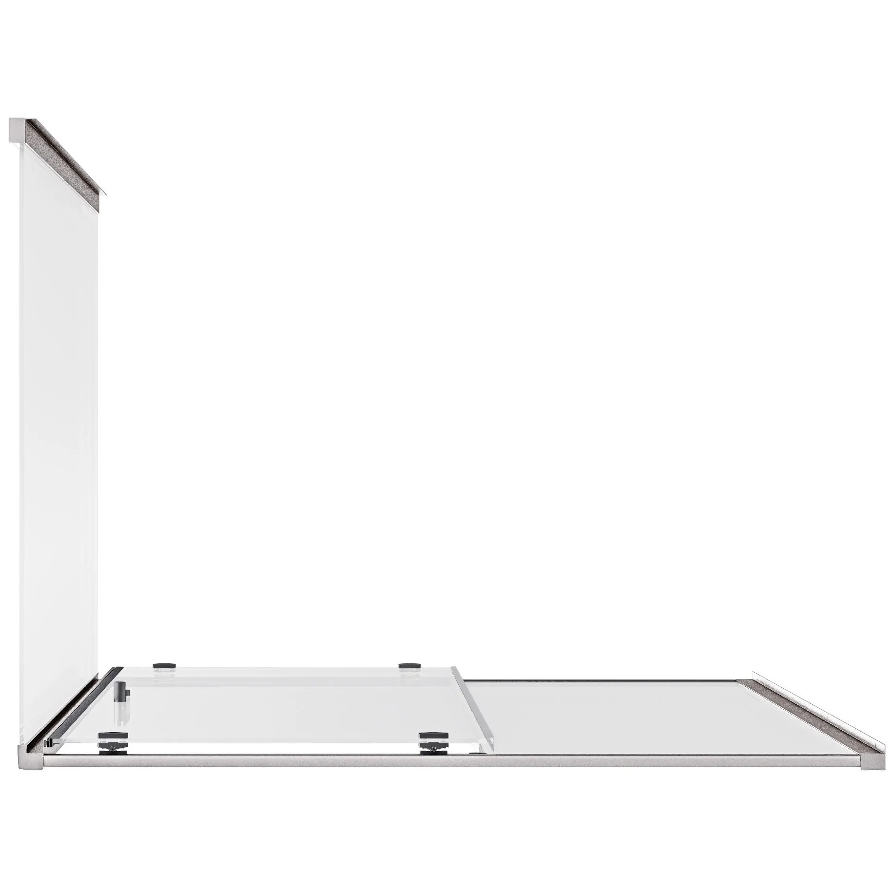 Душевой уголок Good Door Cube WTW+SP-110x90-C-CH, КУ00011/КУ00009