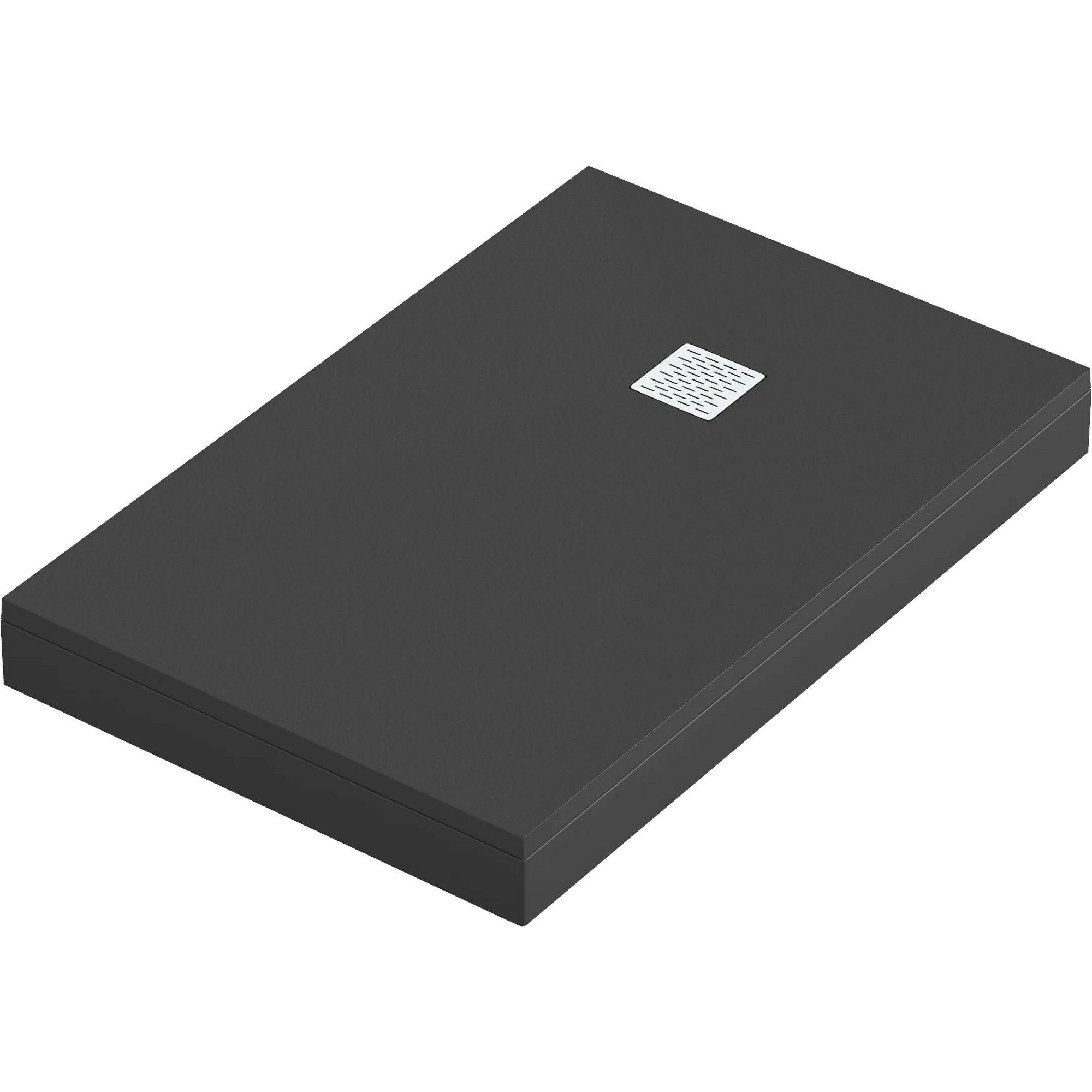 Мраморный душевой поддон Good Door Essentia черный