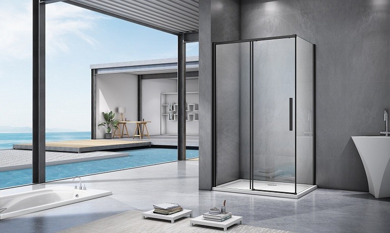 Душевой уголок Good Door Idea WTW+SP Black