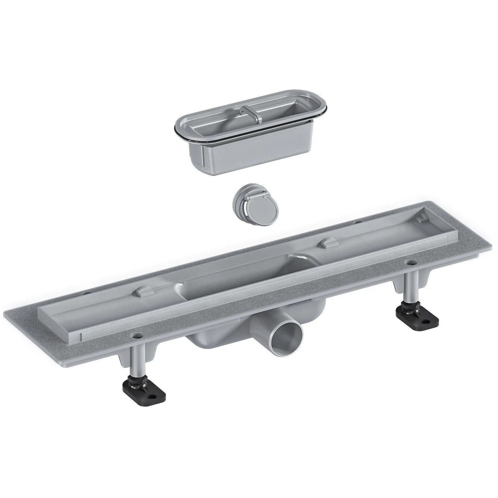 Трап под плитку с комбинированным затвором Good Door 350, ТЛ00013