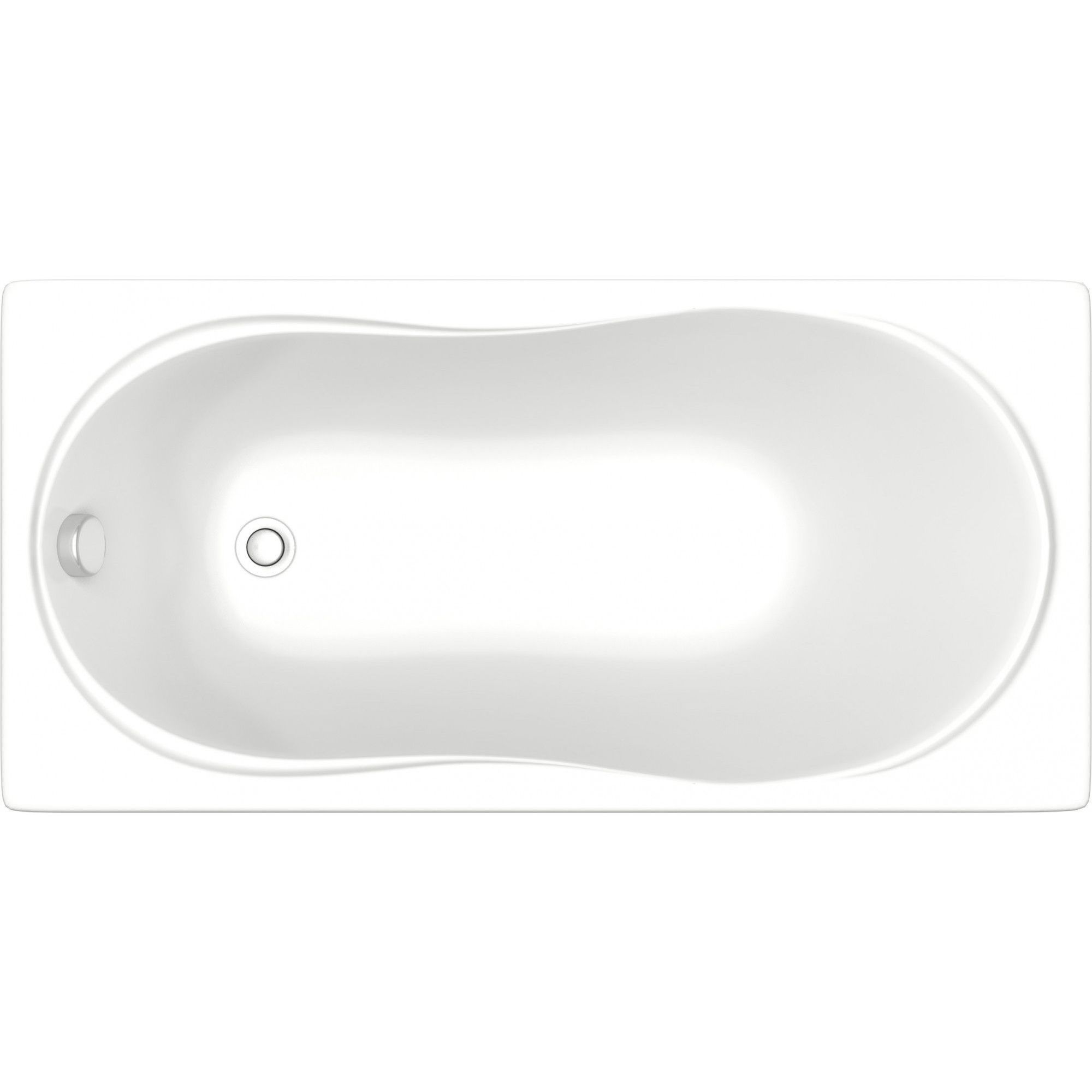 Акриловая ванна BAS Лима 130x70 стандарт плюс, ВС 00008