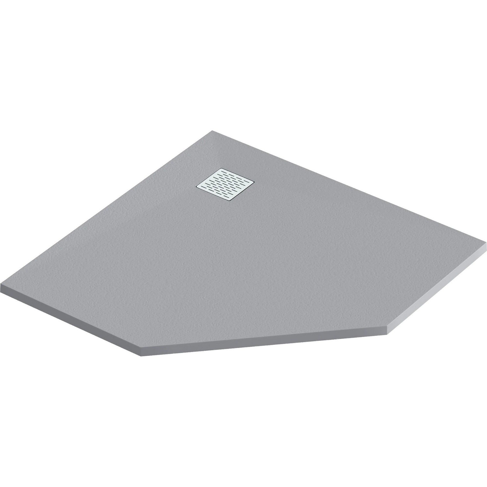 Мраморный душевой поддон Good Door Essentia PNT серый 100x100, ЛП00276