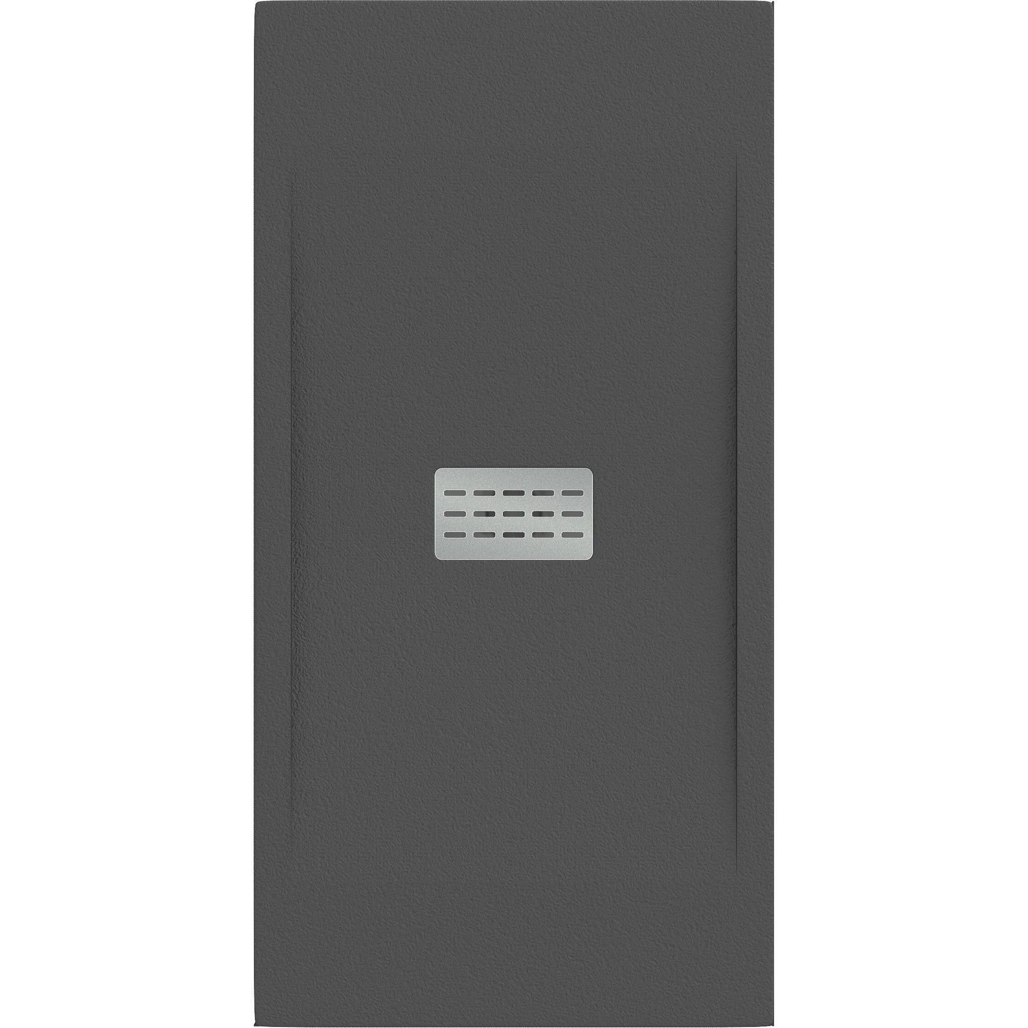 Мраморный душевой поддон Good Door Flow черный