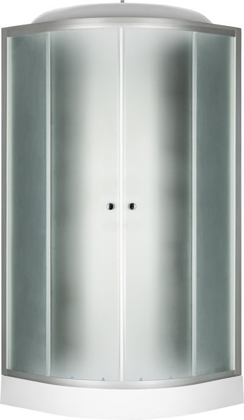 Душевая кабина Saniteco BST-110B (100x100, черный/матовое стекло)