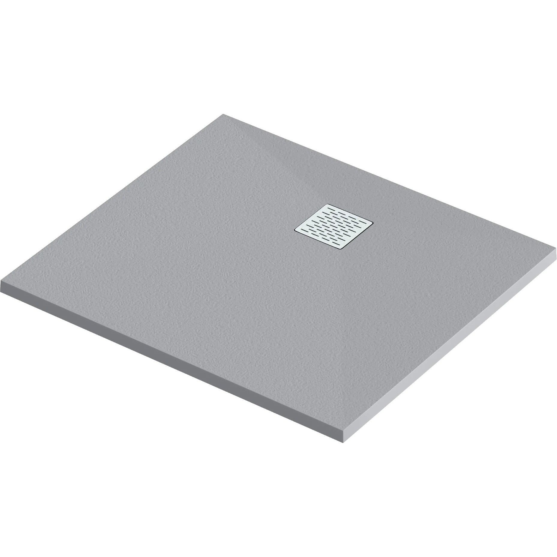 Мраморный душевой поддон Good Door Essentia 2 серый 100x80, ЛП00219