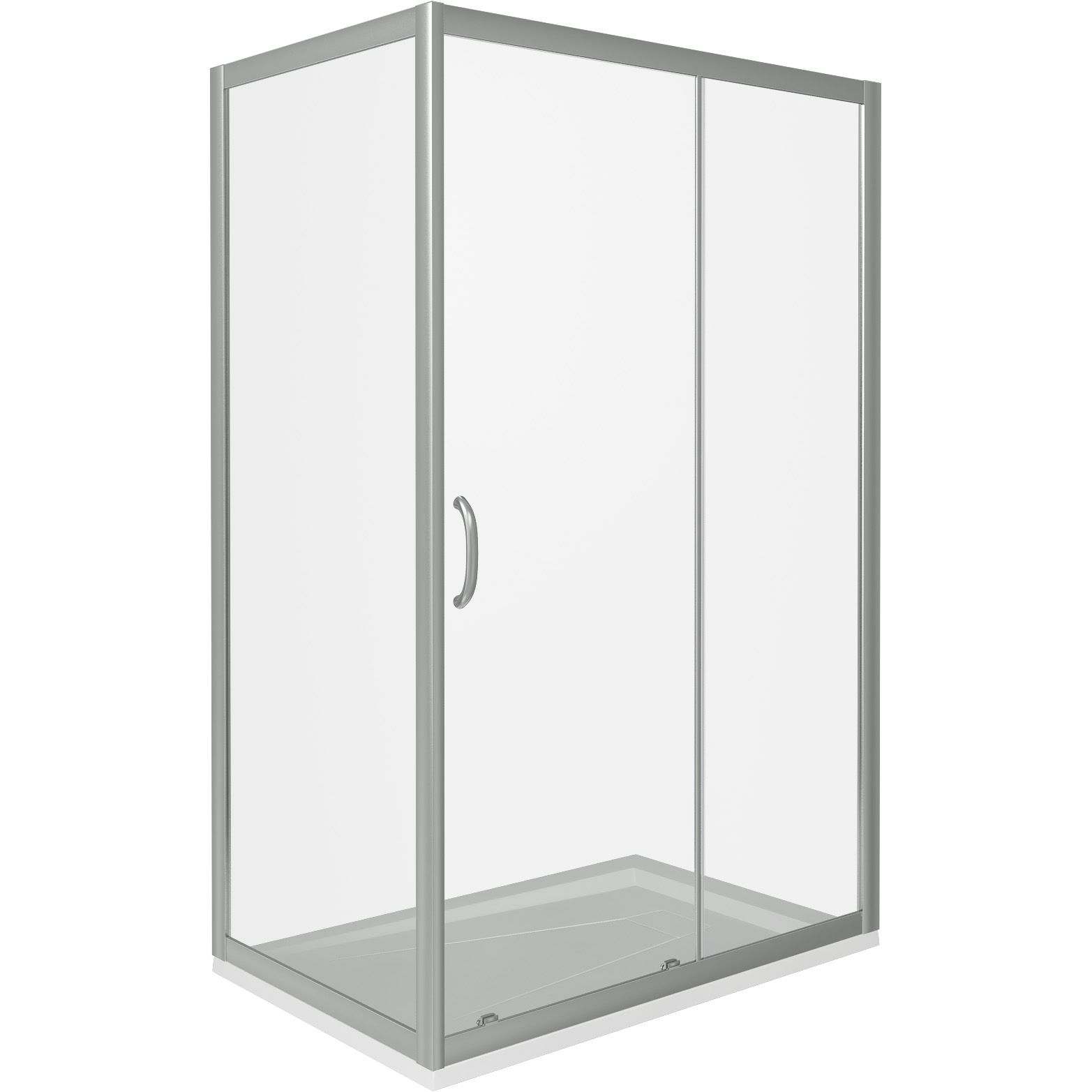 Душевой уголок Good Door Infinity WTW+SP-110x100-C-CH, ИН00023/ИН00071