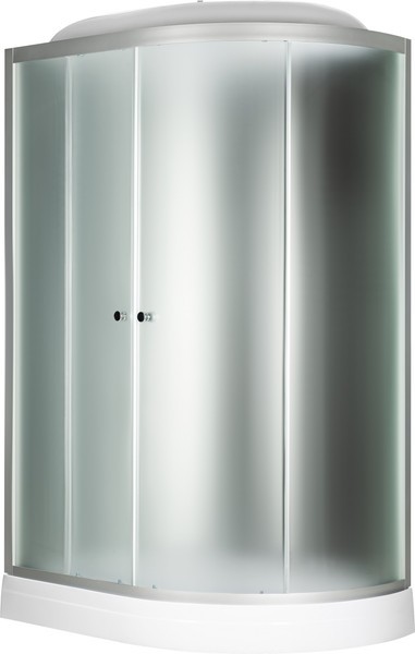 Душевая кабина Saniteco BST-12080BL (120x80, черный/матовое стекло)