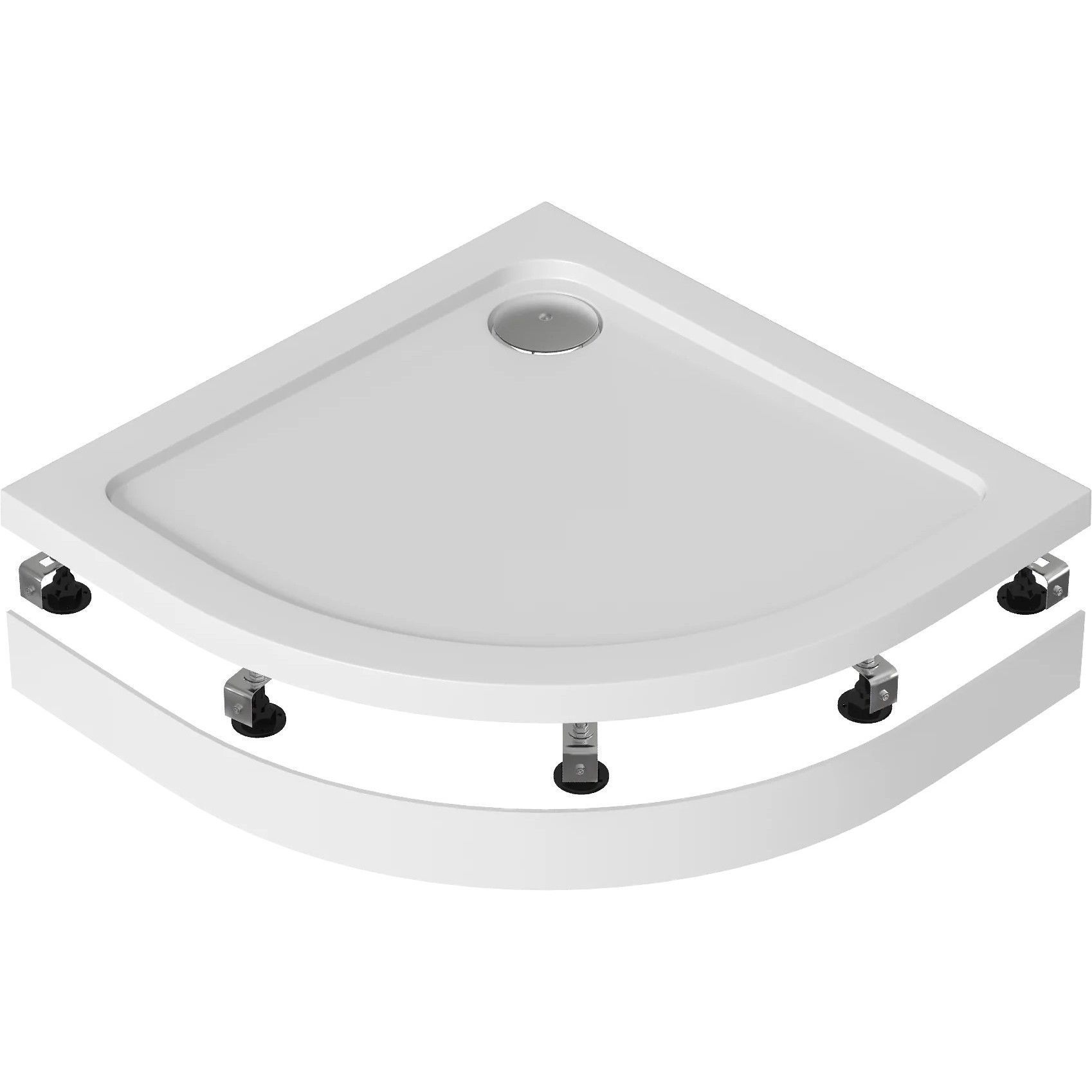 Акриловый душевой поддон Good Door Раунд R New 100x100, ПН00068