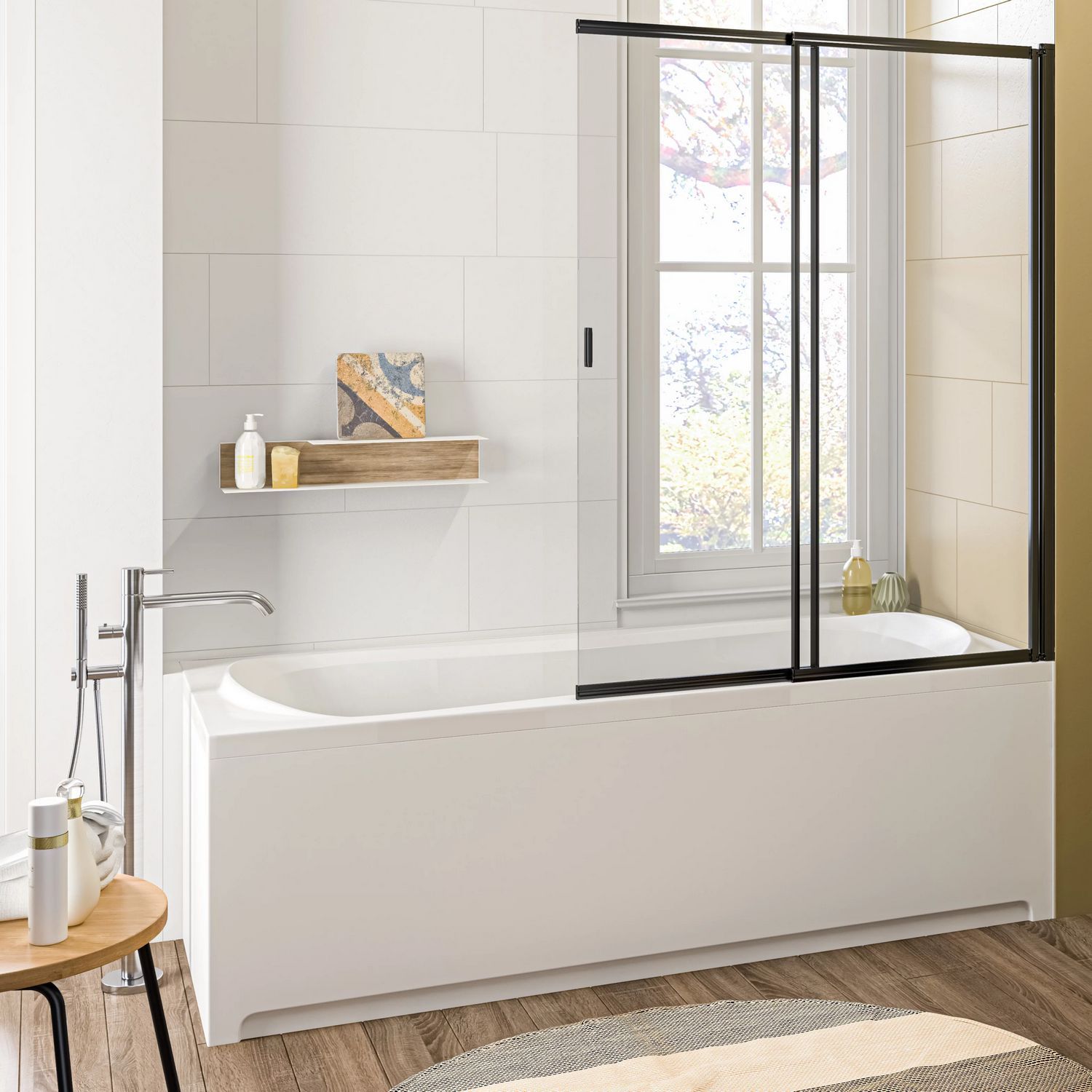 Шторка на ванну Good Door Screen SL-100-C-В, ПД00117