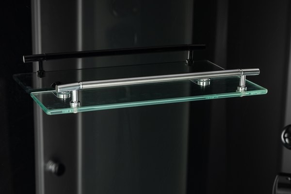 Душевая кабина Saniteco BST-100B (100x100, черный/матовое стекло)