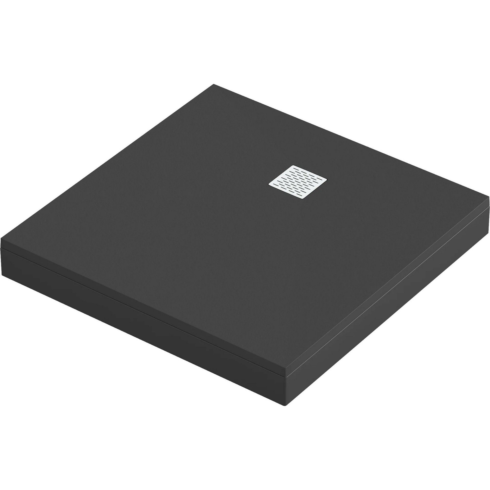 Мраморный душевой поддон Good Door Essentia CR черный