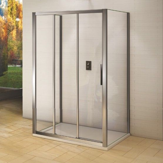 Душевой уголок Good Door Orion WTW+SP+SP-100x100-C-CH, ОР00009/ОР00028/ОР00028