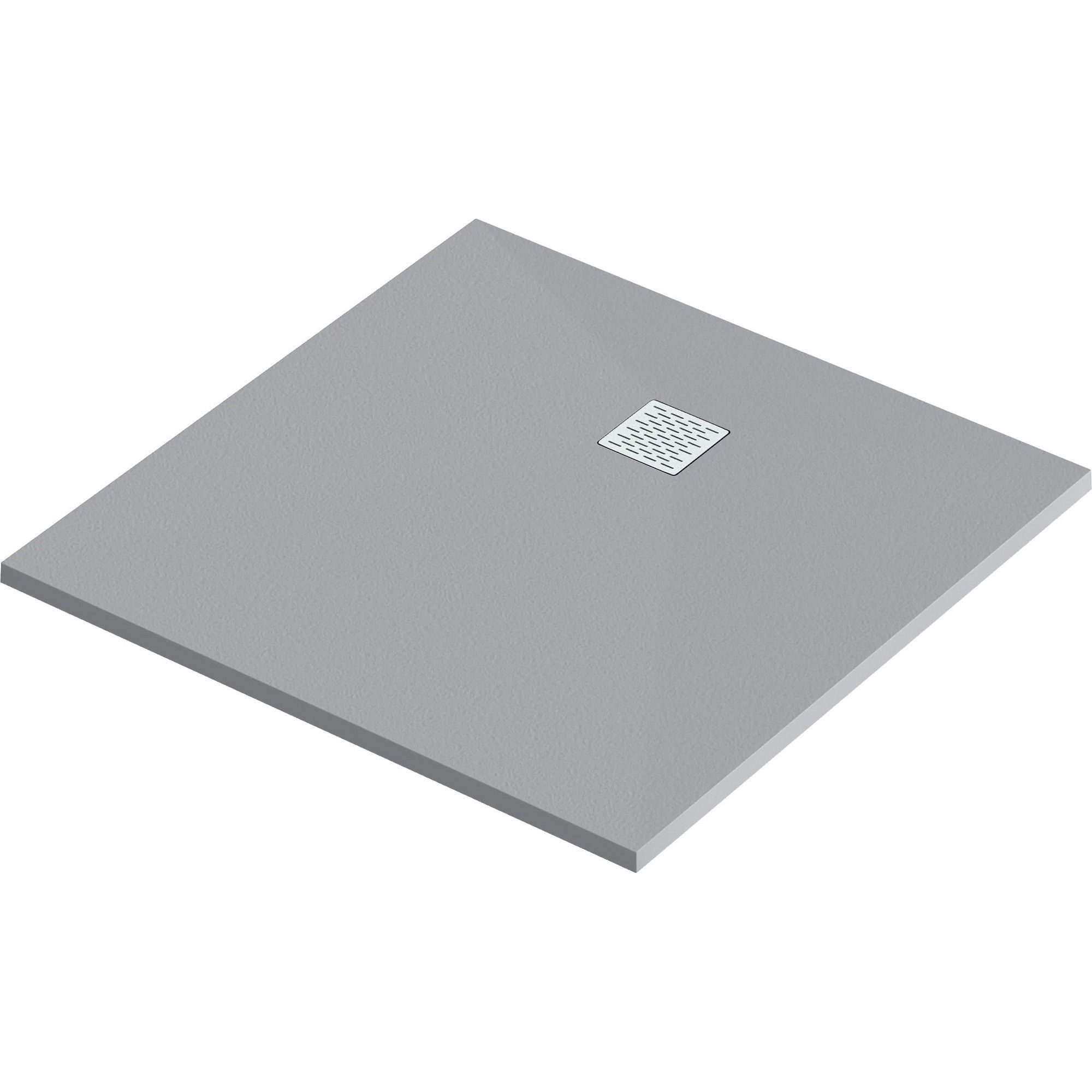 Мраморный душевой поддон Good Door Essentia CR серый 100x100, ЛП00188