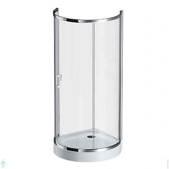 Душевое ограждение Like Round 95x95см, цвет: хром глянцевый